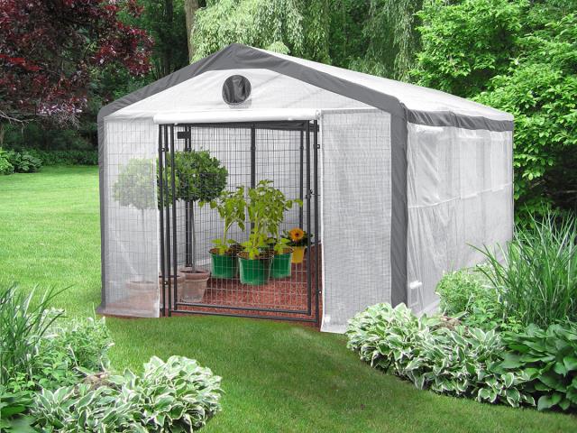 Saturday Solution Safe Grow Greenhouse 10' x 15'  - LED Grow Lights Depot
