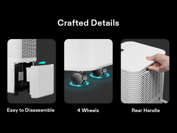 VIVOSUN 10L/23 Pint 2,000 Sq. Ft. Smart Dehumidifier  - LED Grow Lights Depot