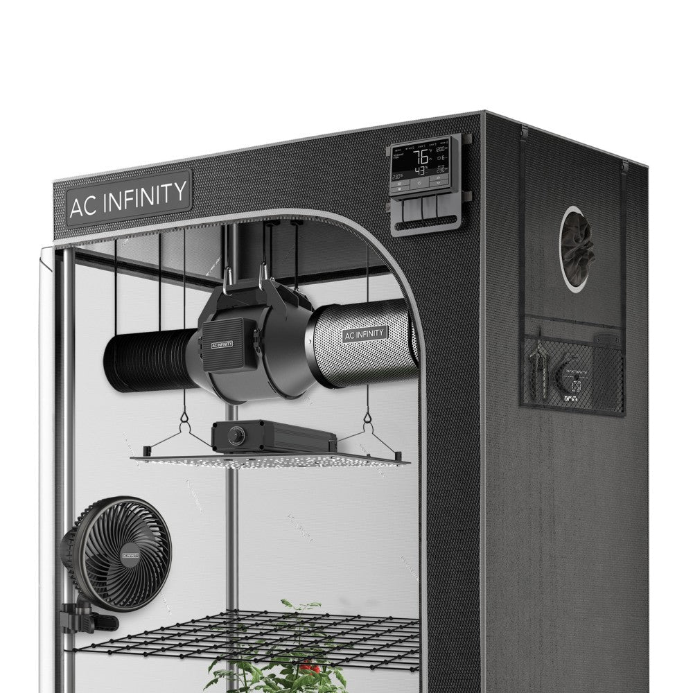 2-in-1 grow tent complete kit AC Infinity Advance Grow Tent System Compact 2x2, 1-Plant Kit