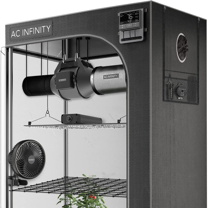 Happy Hydro | Automated Grow Tent Kit | 2-Plant | 2’ x 4’ x 6’  - LED Grow Lights Depot