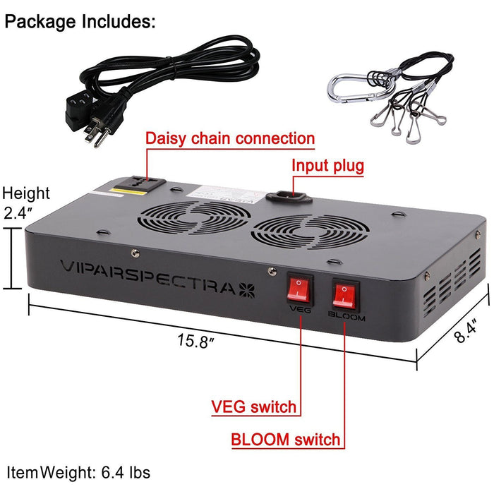 Viparspectra Reflector Series 450W  - LED Grow Lights Depot