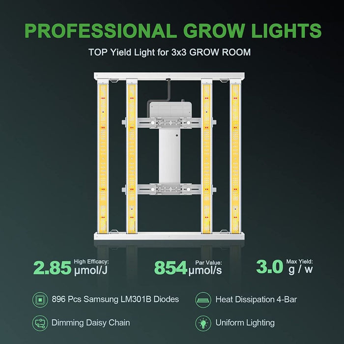Mars Hydro FC3000 Samsung LM301B 300W  - LED Grow Lights Depot