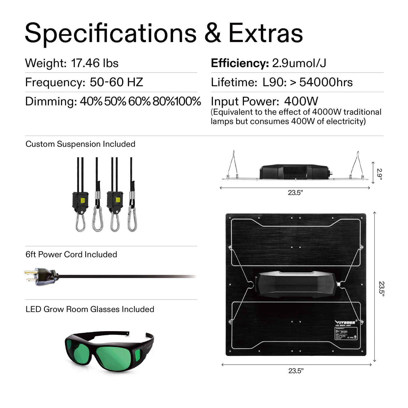 Buy VIVOSUN GIY 8 x 4 ft. Complete Grow Kit with 2x VS4000 LED Grow ...