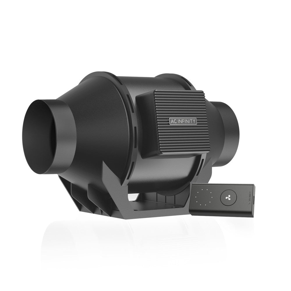 AC Infinity CLOUDLINE LITE A4 I Quiet Inline Duct Fan System — LED