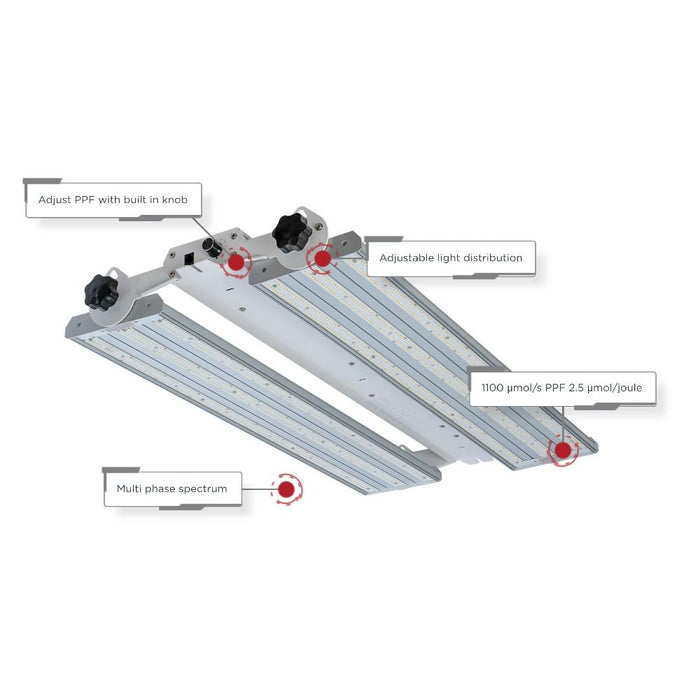 Phantom PHENO 440 LED 440W 100-277V MP Spectrum  - LED Grow Lights Depot