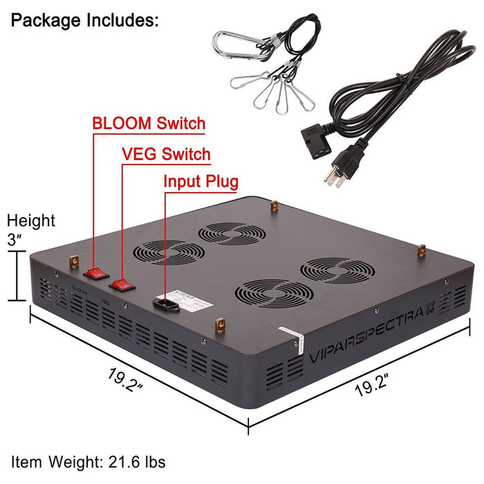 Viparspectra V1200  - LED Grow Lights Depot