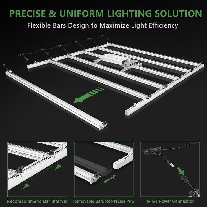 Mars Hydro FC-E6500 BridgeLux 730W  - LED Grow Lights Depot