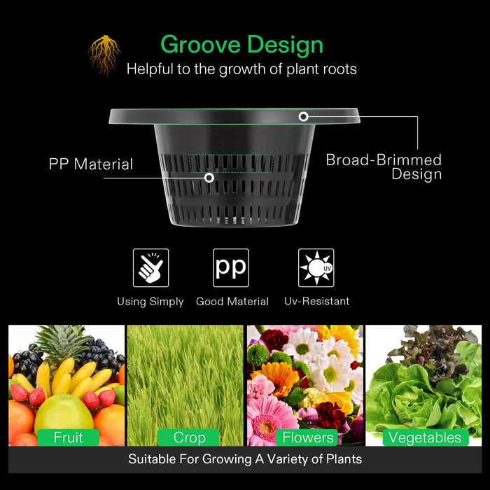 VIVOSUN 5 Gallon DWC Hydroponic System Kit (1 bucket)  - LED Grow Lights Depot