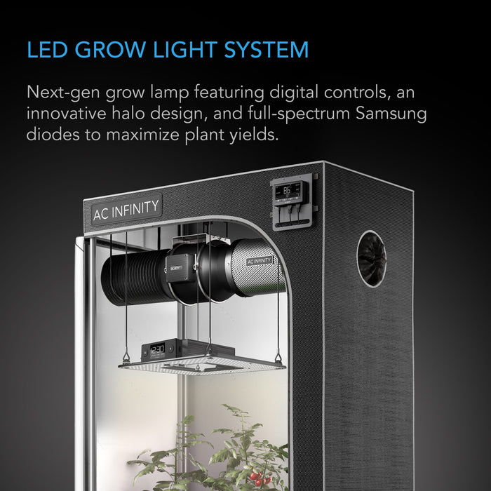 AC Infinity IONGRID T33, Full Spectrum LED Grow Light 300W  - LED Grow Lights Depot