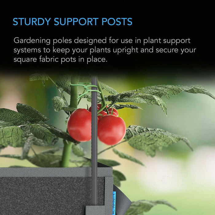 AC Infinity Garden Plant Stakes I 5' long I 25-Pack  - LED Grow Lights Depot