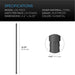 AC Infinity Garden Plant Stakes I 3' long I 25-Pack  - LED Grow Lights Depot