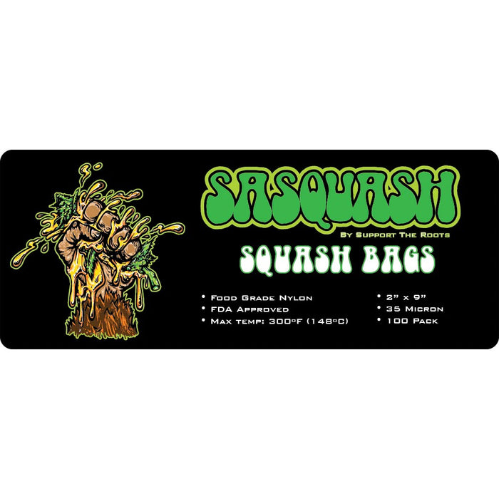 Sasquash 2" X 9" SQUASH BAGS (100PK)  - LED Grow Lights Depot