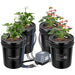 VIVOSUN 5 Gallon DWC Hydroponic System Kit (4 buckets)  - LED Grow Lights Depot