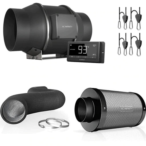 AC Infinity T6 Grow Room Ventilation Package - 6 Inch  - LED Grow Lights Depot