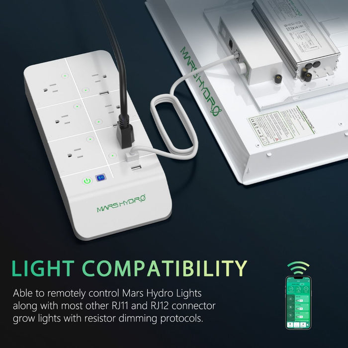Mars Hydro iHub Smart Power Strip  - LED Grow Lights Depot