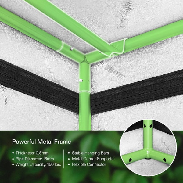 VIVOSUN S448 4x4 Mylar Grow Tent  - LED Grow Lights Depot