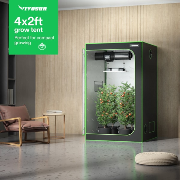 VIVOSUN S425 4x2 Mylar Grow Tent  - LED Grow Lights Depot