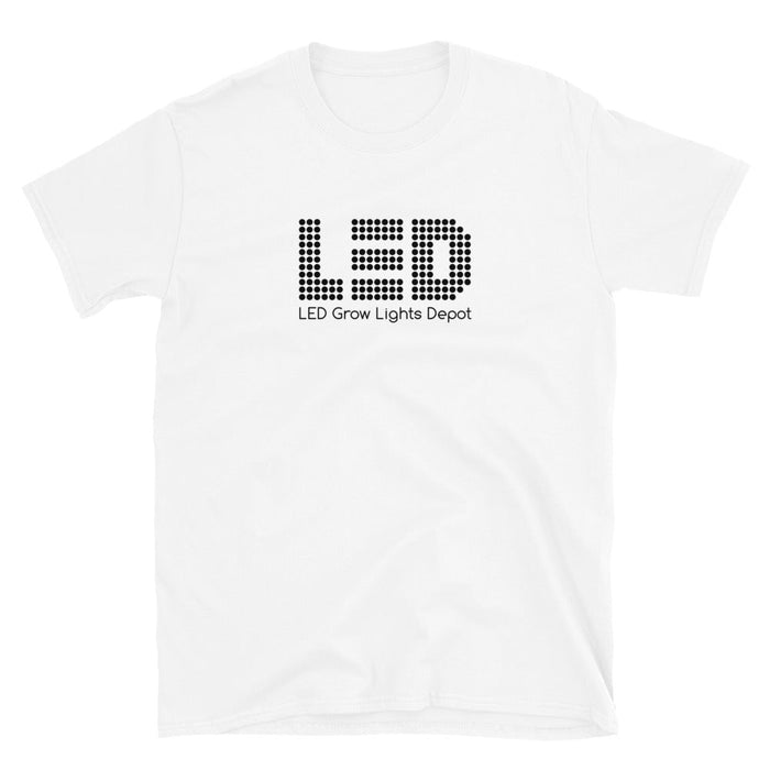 Black Logo T-Shirt  - LED Grow Lights Depot