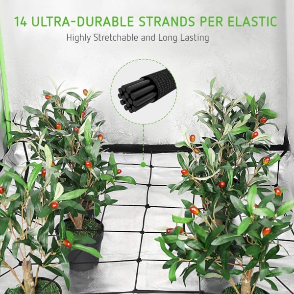 VIVOSUN GIY 8 x 4 ft. Complete Grow Kit with 2x VS4000 LED Grow Lights, 96" x 48" x 80"  - LED Grow Lights Depot