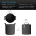 AC Infinity Heavy Duty Fabric Pots I 5 Gallon I 5-Pack  - LED Grow Lights Depot