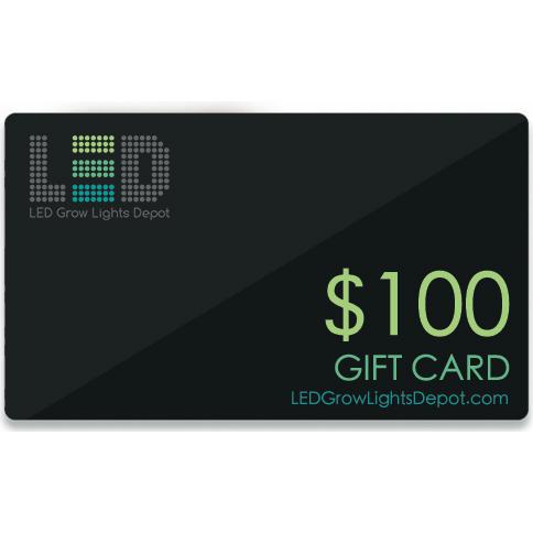 Gift Card to LEDGrowLightsDepot.com $100.00 - LED Grow Lights Depot