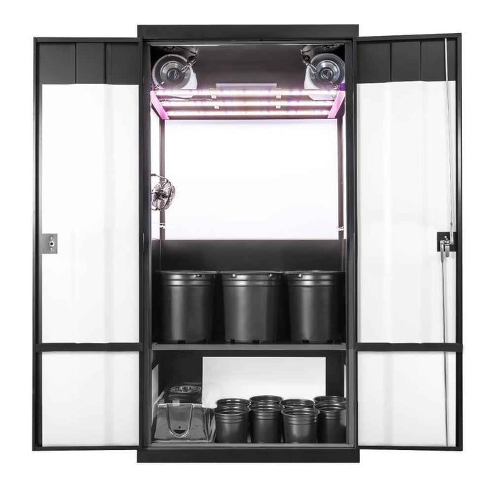 SuperCloset Deluxe Smart Grow Closet 36" x 24" x 72" - LED Grow Lights Depot