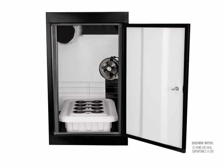 SuperCloset SuperBox LED Smart Grow Box 18" x 24" x 30"  - LED Grow Lights Depot