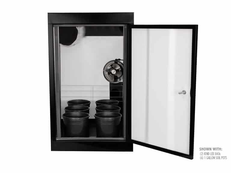 SuperCloset SuperBox LED Smart Grow Box 18" x 24" x 30"  - LED Grow Lights Depot