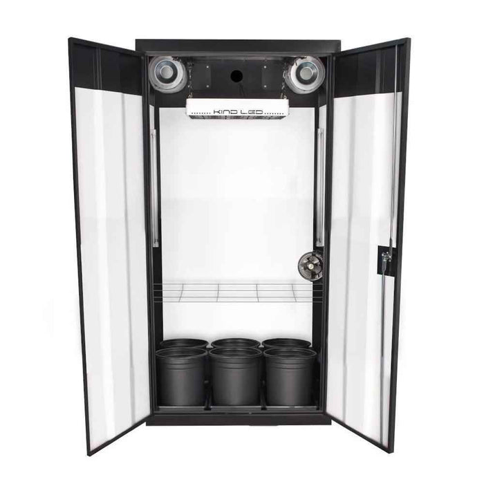 SuperCloset SuperFlower 3.0 LED Soil Grow Cabinet 36" x 24" x 72" - LED Grow Lights Depot
