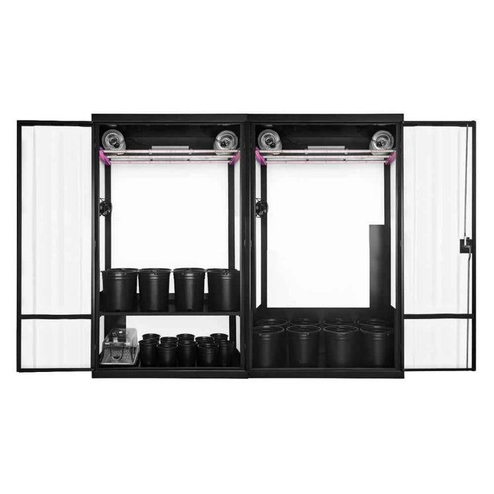 SuperCloset SuperTrinity Smart Grow Closet System 92" x 24" x 78" - LED Grow Lights Depot