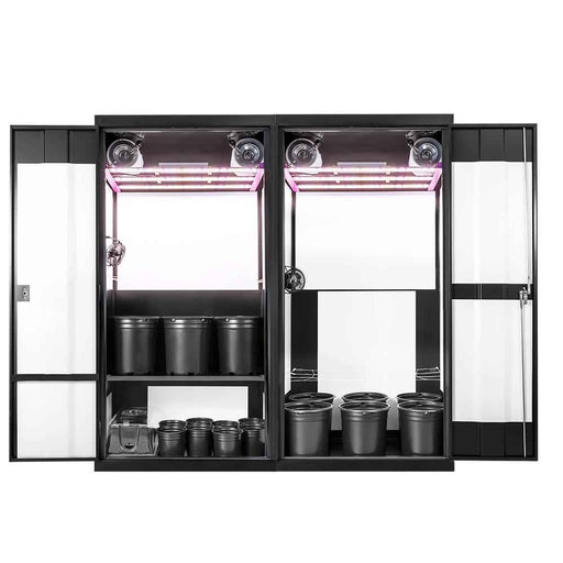 SuperCloset Trinity Smart Grow Closet System 72" x 24" x 72" - LED Grow Lights Depot