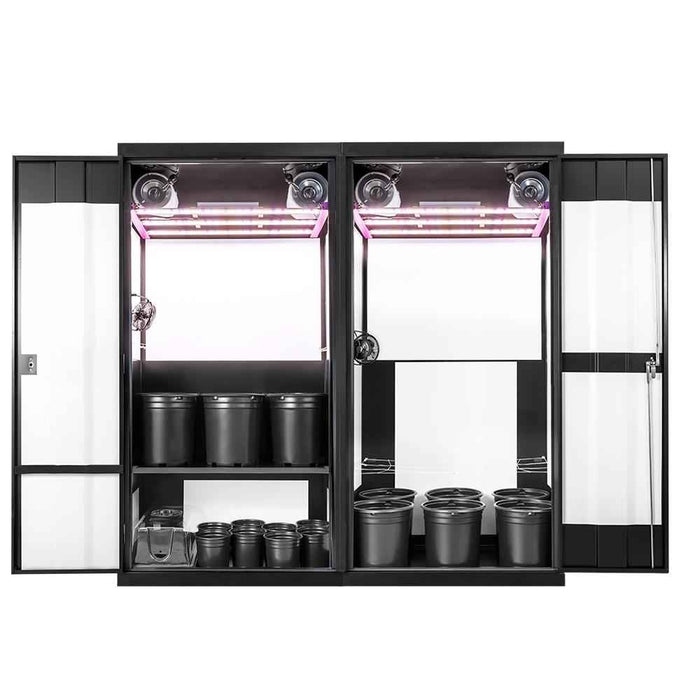 SuperCloset Trinity Smart Grow Closet System 72" x 24" x 72" - LED Grow Lights Depot