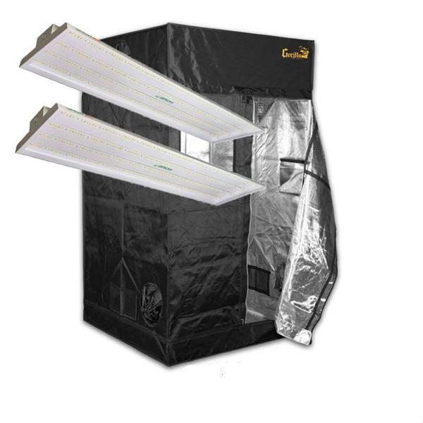 Grow Light Science Grow 300 & Gorilla Grow Tent Package Deal  - LED Grow Lights Depot