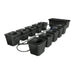 SuperCloset 10-Site Bubble Flow Buckets Hydroponic Grow System  - LED Grow Lights Depot