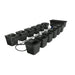 SuperCloset 12-Site Bubble Flow Buckets Hydroponic Grow System  - LED Grow Lights Depot