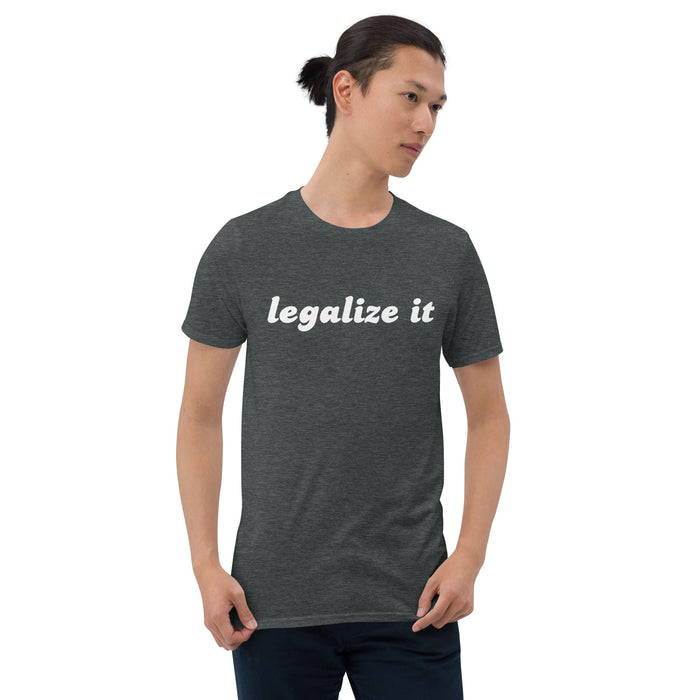 Legalize It T-shirt Dark Heather / S - LED Grow Lights Depot