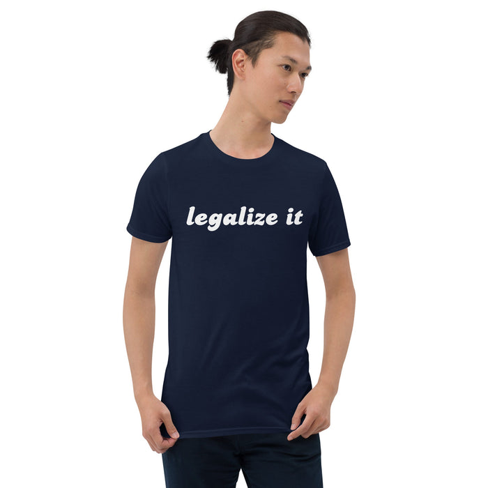 Legalize It T-shirt Navy / S - LED Grow Lights Depot