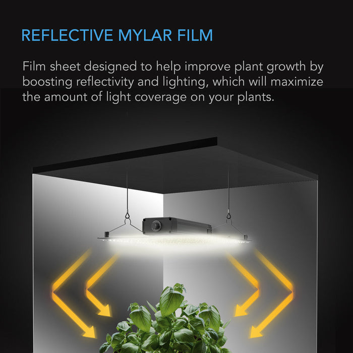 AC Infinity Mylar Film Roll | PET Reflective Foil Sheet | 4'x25'  - LED Grow Lights Depot