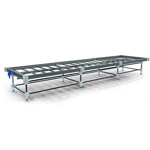 Wachsen 5' Rolling Benches (w/ ABS Tray Inserts)  - LED Grow Lights Depot