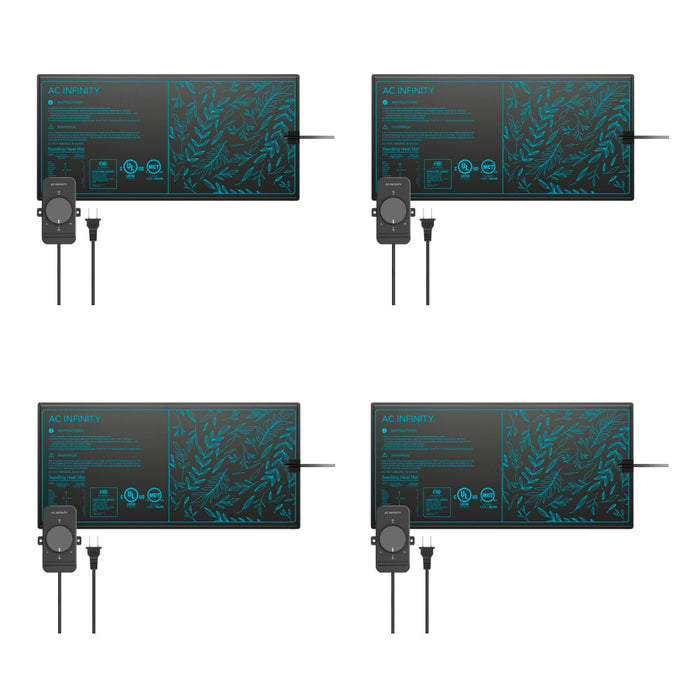 AC Infinity Suncore S3, Seedling Heat Mat with Heat Controller, IP-67 Waterproof, 10 x 20.75