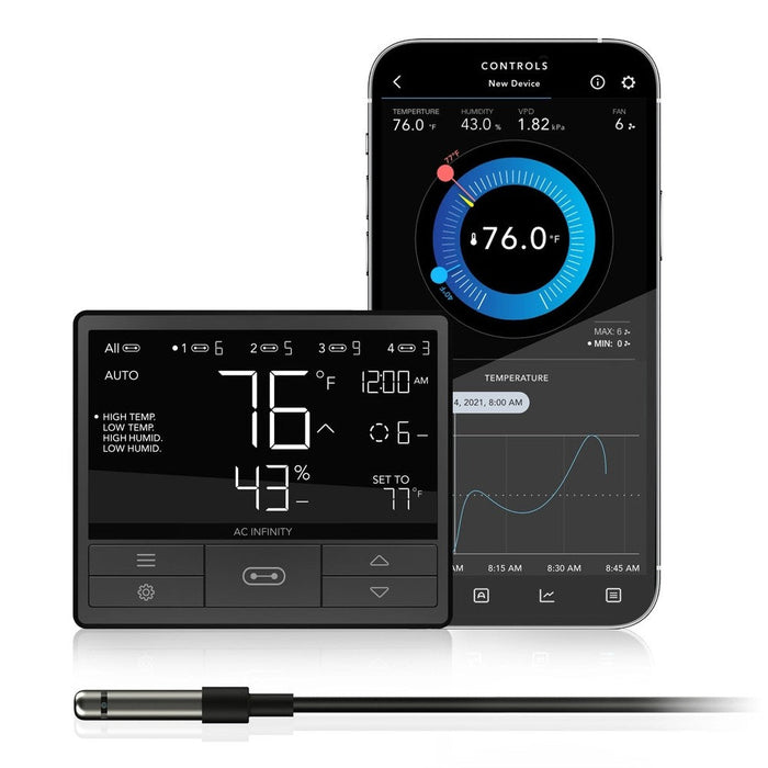 AC Infinity Controller 69 | Controls Four Devices | App Enabled | BT  - LED Grow Lights Depot