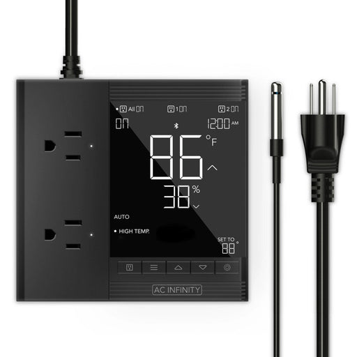 AC Infinity CO2 Controller, Smart Outlet Carbon Dioxide Monitor for CO2 Regulators and Inline Fans