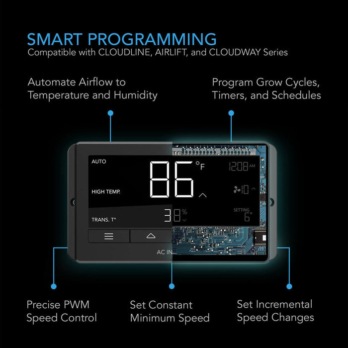 AC Infinity Temp & Humidity Fan Controller | Controller 67 | App Enabled  - LED Grow Lights Depot