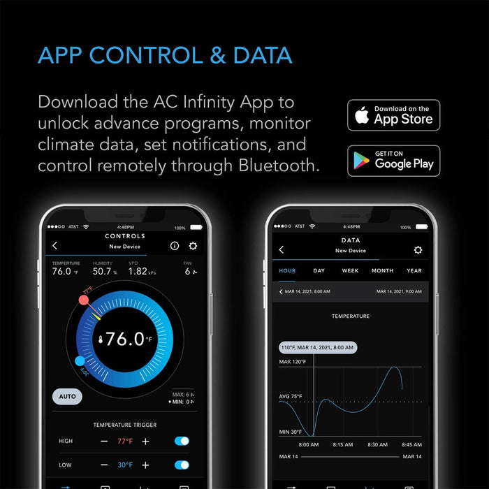 AC Infinity Temp & Humidity Fan Controller | Controller 67 | App Enabled  - LED Grow Lights Depot