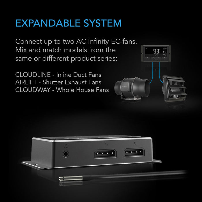 AC Infinity Temp & Humidity Fan Controller | Controller 67 | App Enabled  - LED Grow Lights Depot