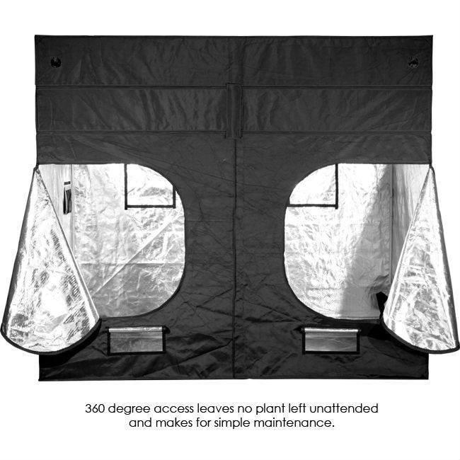 Gorilla Grow Tent 10′ x 10′ x 6′ 11″ (w/ ext. 7′ 11″)  - LED Grow Lights Depot
