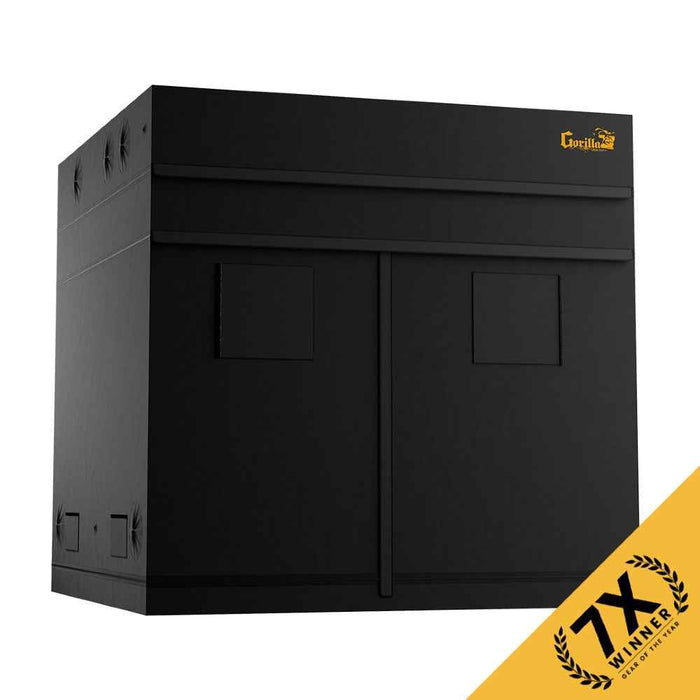 Gorilla Grow Tent 8′ x 8′ x 6′ 11″ (w/ ext. 7′ 11″) - LED Grow Lights Depot