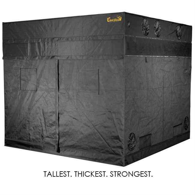 Gorilla Grow Tent 8′ x 8′ x 6′ 11″ (w/ ext. 7′ 11″) - LED Grow Lights Depot