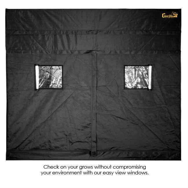 Gorilla Grow Tent 9′ x 9′ x 6′ 11″ (w/ ext. 7′ 11″) - LED Grow Lights Depot