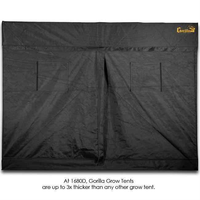 Gorilla Grow Tent 9′ x 9′ x 6′ 11″ (w/ ext. 7′ 11″) - LED Grow Lights Depot